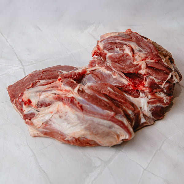 Lamsachterbout zonder bilpijp