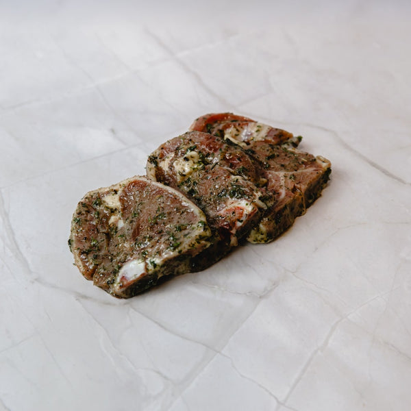 Lamskarbonade gemarineerd